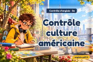 Contrôle d'anglais 3e : Contrôle culture américaine