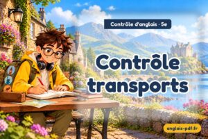 Contrôle d'anglais 5e : Contrôle transports