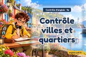 Contrôle d'anglais 4e : Contrôle villes et quartiers