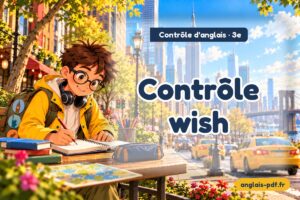 Contrôle d'anglais 3e : Contrôle wish