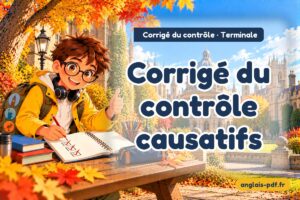 Corrigé du contrôle d'anglais terminale : Corrigé du contrôle causatifs
