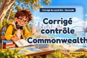 Corrigé du contrôle d'anglais seconde : Corrigé contrôle Commonwealth