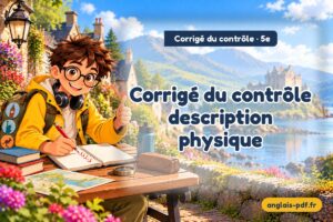 Corrigé du contrôle d'anglais 5e : Corrigé du contrôle description physique