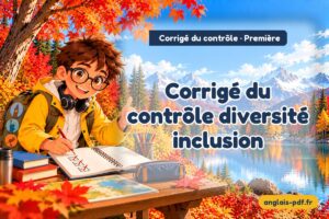 Corrigé du contrôle d'anglais première : Corrigé du contrôle diversité inclusion