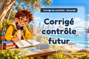 Corrigé du contrôle d'anglais seconde : Corrigé contrôle futur
