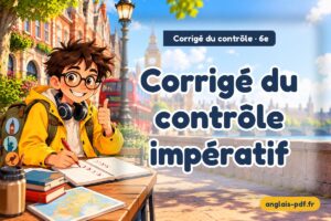Corrigé du contrôle d'anglais 6e : Corrigé du contrôle impératif