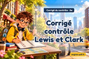 Corrigé du contrôle d'anglais 3e : Corrigé contrôle Lewis et Clark