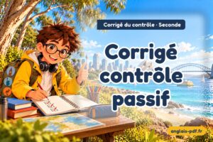 Corrigé du contrôle d'anglais seconde : Corrigé contrôle passif
