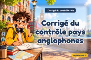 Corrigé du contrôle d'anglais 6e : Corrigé du contrôle pays anglophones