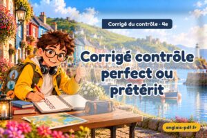 Corrigé du contrôle d'anglais 4e : Corrigé contrôle perfect ou prétérit