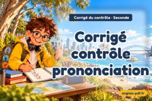 Corrigé du contrôle d'anglais seconde : Corrigé contrôle prononciation