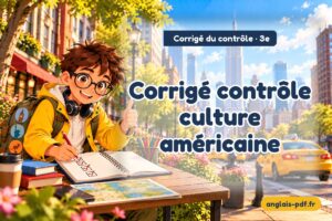 Corrigé du contrôle d'anglais 3e : Corrigé contrôle culture américaine