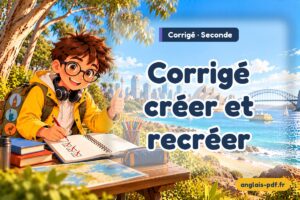 Corrigé des exercices d'anglais seconde : Corrigé créer et recréer