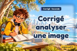 Corrigé des exercices d'anglais seconde : Corrigé analyser une image