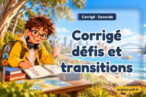 Corrigé des exercices d'anglais seconde : Corrigé défis et transitions