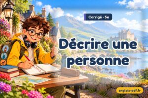 Corrigé des exercices d'anglais 5e : Décrire une personne