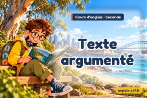 Cours d'anglais seconde : Texte argumenté