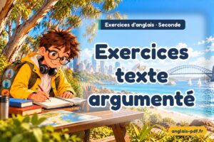 Exercices d'anglais seconde : Exercices texte argumenté