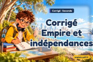 Corrigé des exercices d'anglais seconde : Corrigé Empire et indépendances