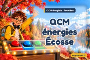 QCM d'anglais première : QCM énergies Écosse