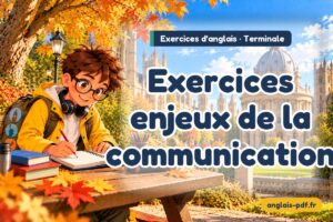 Exercices d'anglais terminale : Exercices enjeux de la communication
