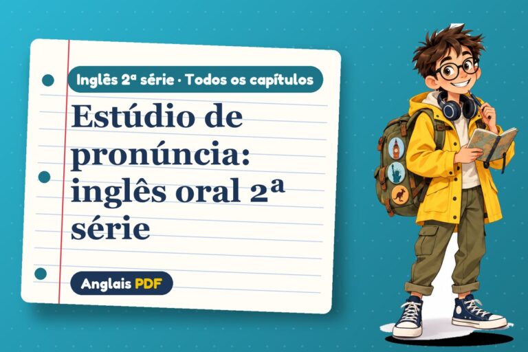 Inglês oral 2ª série: 12 aulas de áudio para falar inglês