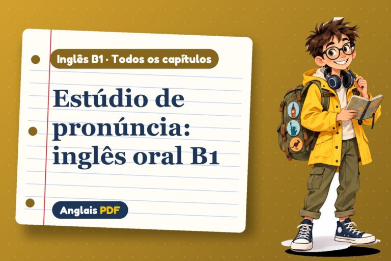 Inglês oral B1: 12 aulas de áudio para falar inglês