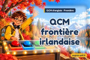 QCM d'anglais première : QCM frontière irlandaise
