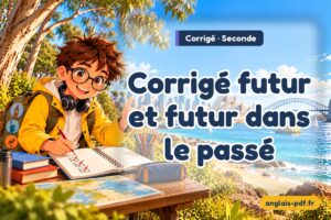 Corrigé des exercices d'anglais seconde : Corrigé futur et futur dans le passé