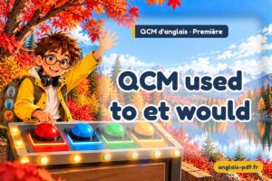 QCM d'anglais première : QCM used to et would
