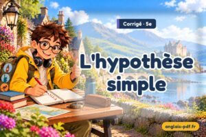 Corrigé des exercices d'anglais 5e : L'hypothèse simple