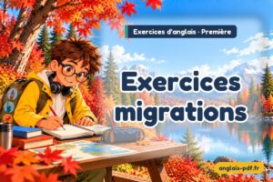 Exercices d'anglais première : Exercices migrations