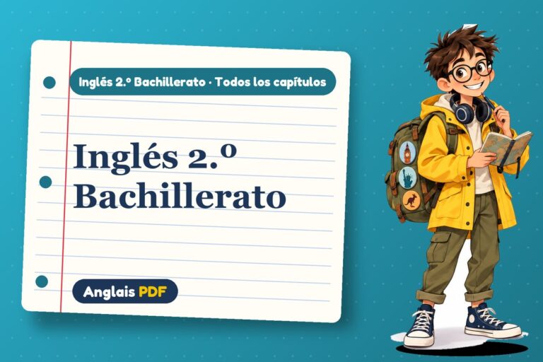 Inglés 2.º Bachillerato: lecciones, ejercicios y exámenes para descargar en PDF
