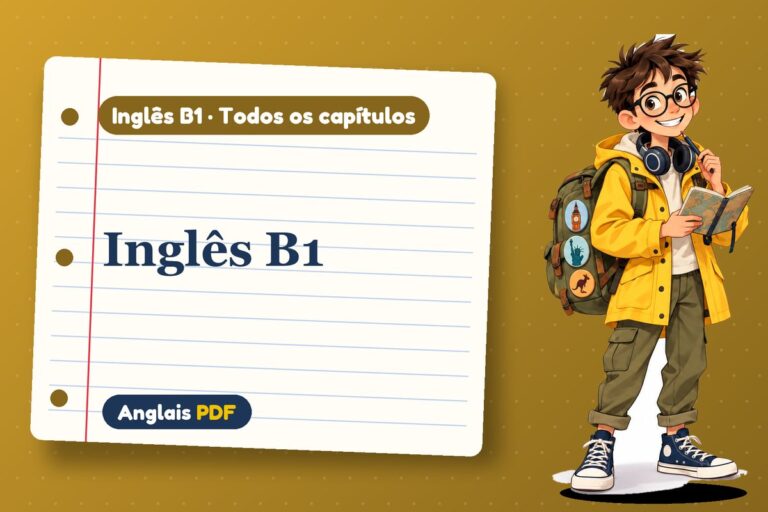 Inglês B1: aulas, atividades e provas para baixar em PDF