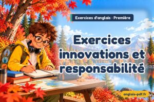 Exercices d'anglais première : Exercices innovations et responsabilité