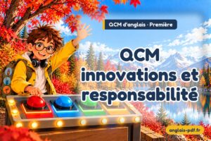 QCM d'anglais première : QCM innovations et responsabilité