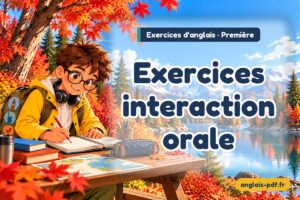 Exercices d'anglais première : Exercices interaction orale
