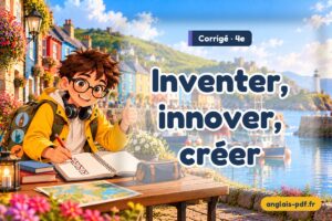 Corrigé des exercices d'anglais 4e : Inventer, innover, créer