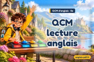 QCM d'anglais 5e : QCM lecture anglais