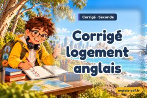 Corrigé des exercices d'anglais seconde : Corrigé logement anglais