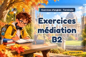 Exercices d'anglais terminale : Exercices médiation B2