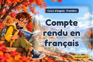 Cours d'anglais première : Compte rendu en français