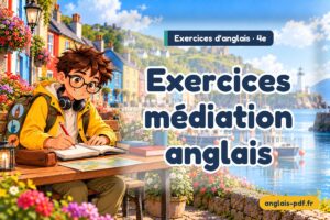 Exercices d'anglais 4e : Exercices médiation anglais