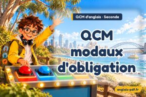 QCM d'anglais seconde : QCM modaux d'obligation