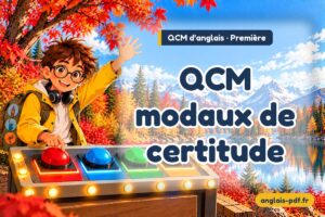 QCM d'anglais première : QCM modaux de certitude