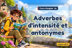 Cours d'anglais 5e : Adverbes d'intensité et antonymes