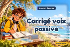 Corrigé des exercices d'anglais seconde : Corrigé voix passive