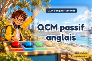 QCM d'anglais seconde : QCM passif anglais