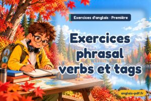 Exercices d'anglais première : Exercices phrasal verbs et tags