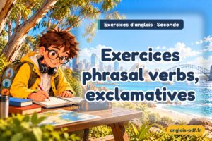 Exercices d'anglais seconde : Exercices phrasal verbs, exclamatives